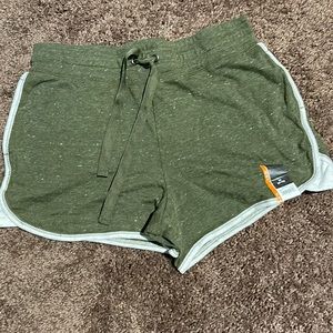 Green shorts